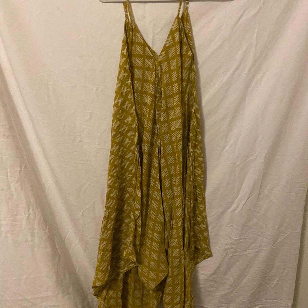 Cost Plus World Market Green High Low Sundress